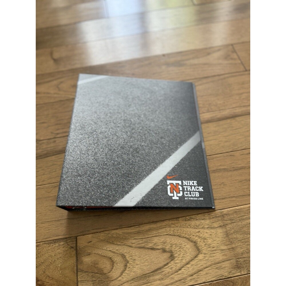 Vtg Nike Track Club Three Ring Binder Finish Line Promo Rare Running